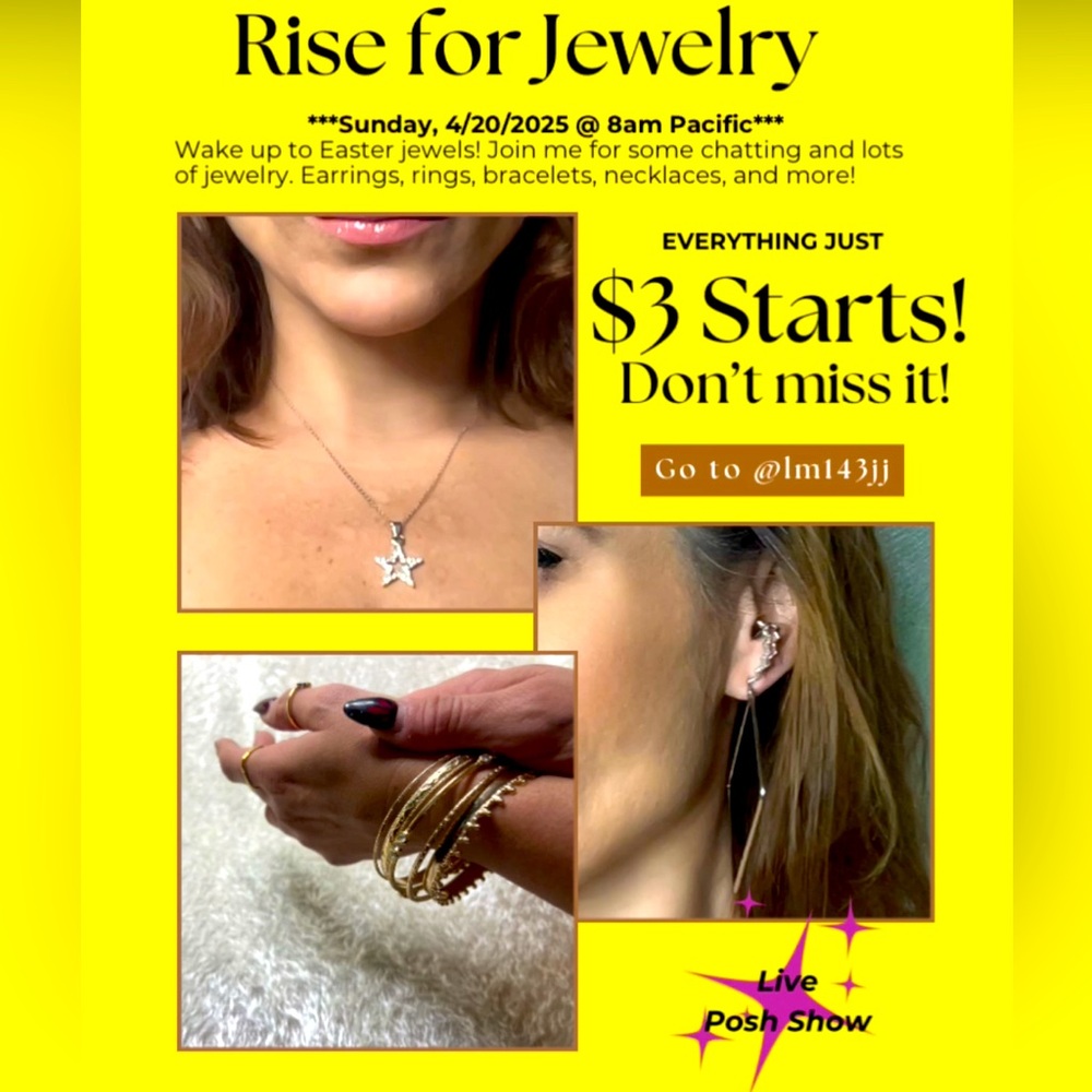 Happy Easter Morning Jewels! - LIKE THIS FLYER TO BE NOTIFIED PARTY STARTING!